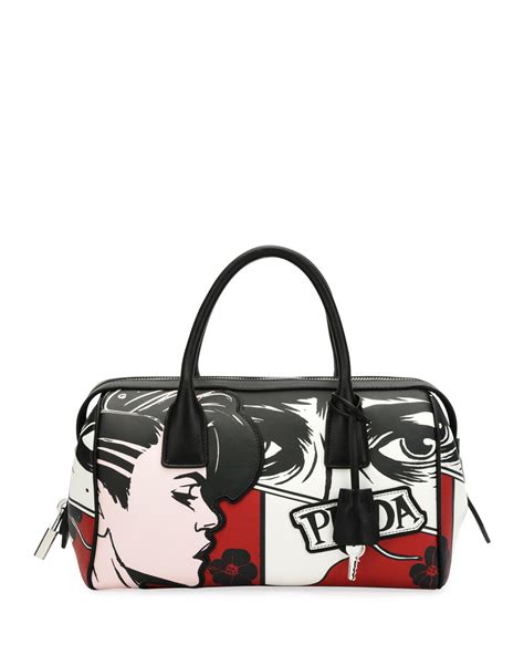 prada comic mens bag